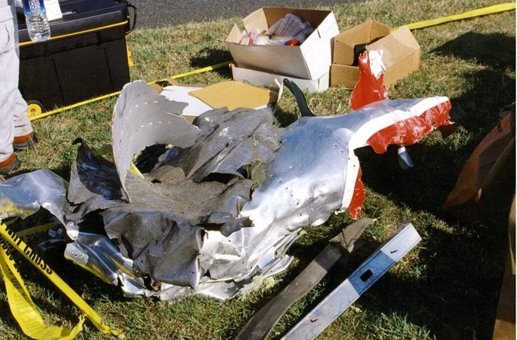 Um 9.37 Uhr stürzte eine Boeing 757 in das Gebäude.