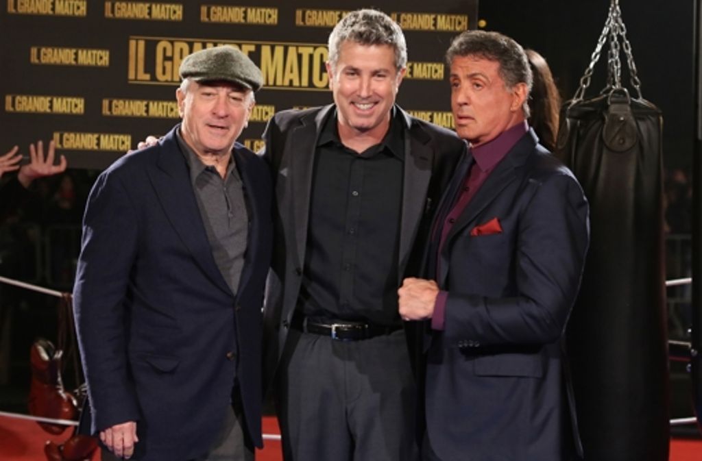 Robert De Niro, Peter Sigal und Sylvester Stallone (von links)