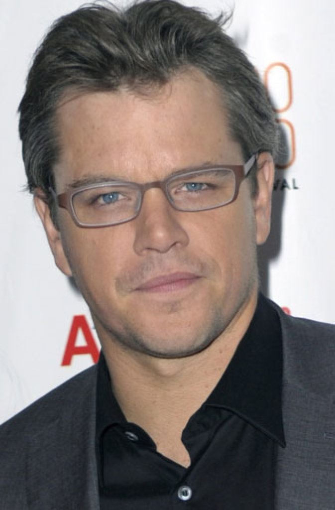 Auch Matt Damon wird älter und setzt sich häufiger eine Brille auf die Nase.