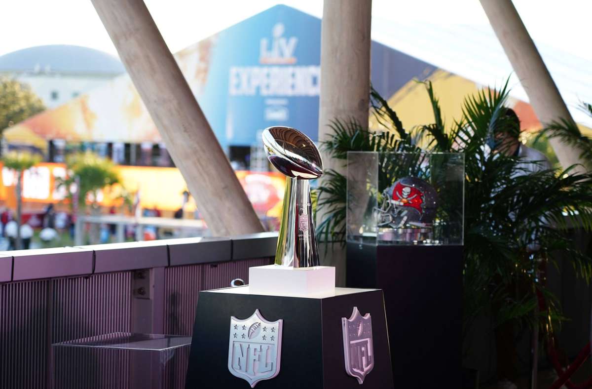 Darum geht’s im Super Bowl: die Vince-Lombardi-Trophy, benannt nach dem Cheftrainer der Green Bay Packers im ersten Super Bowl 1967.