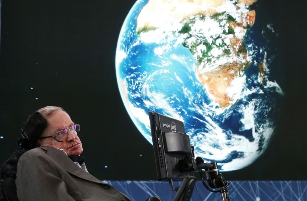 Stephen Hawking ist an den Rollstuhl gefesselt, doch seinen kühnen kosmologischen Visionen tut dies keinen Abbruch.