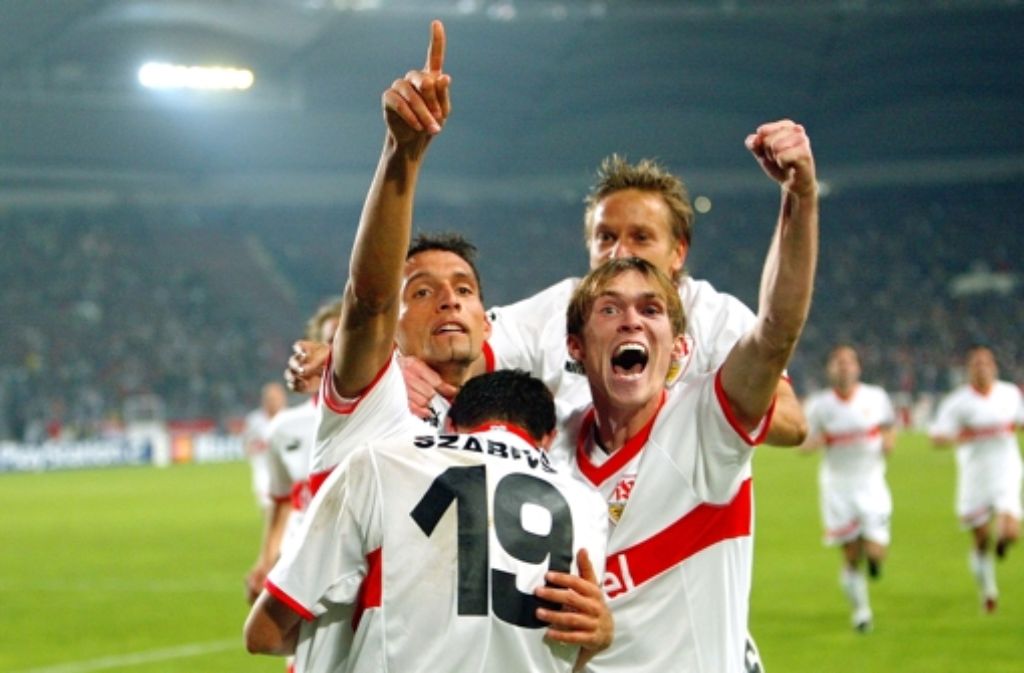 Der 1. Oktober 2003: Der VfB Stuttgart gewinnt in der Champions League sensationell mit 2:1 gegen Manchester United. Hier gibt es noch einmal alle Bilder zum Spiel von vor zwölf Jahren.