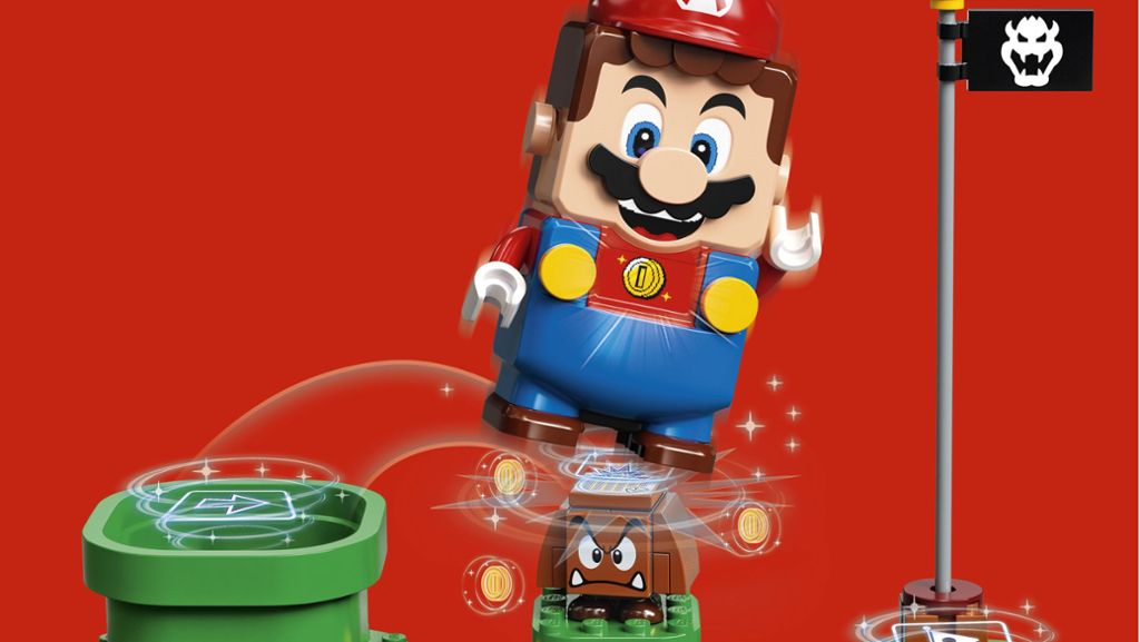 Jump and Run in Klötzchenform: Super Mario gibt es bald aus Lego