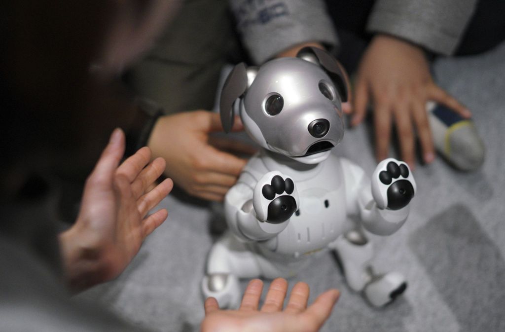 Süß und glubschäugig: Wie Sonys Roboterhund Aibo reagieren soziale Roboter auf das Verhalten von Menschen. weitere Fotos zu Techniktrends sind in der Bildergalerie zu finden.