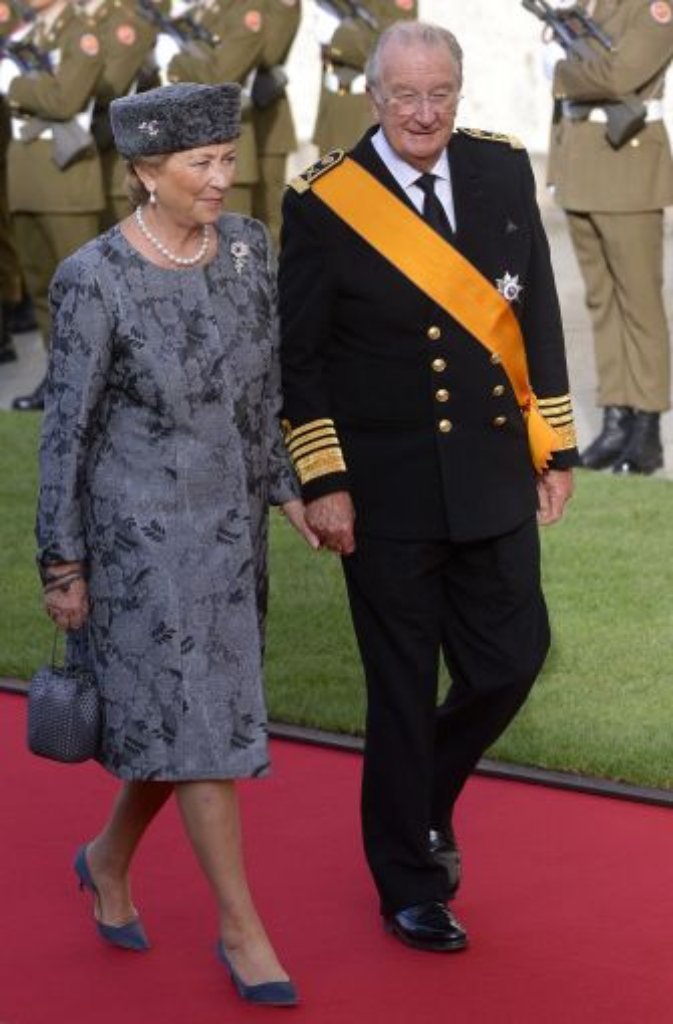 König Albert II. und Königin Paola von Belgien