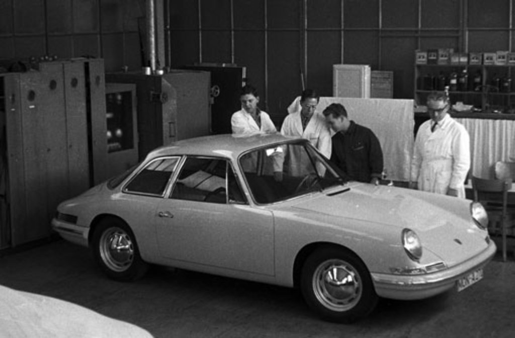 1961: Der Porsche 754 T7 - ein Vorentwurf für den 911er.