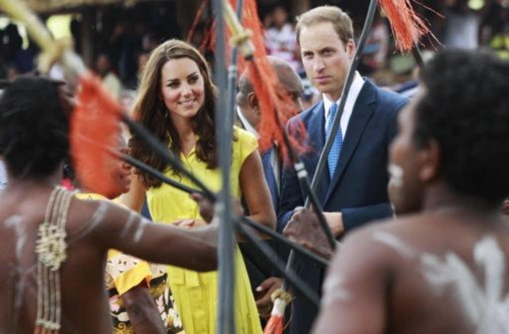 Kate und William beim Besuch in Honiara, der Hauptstadt der Salomonen.