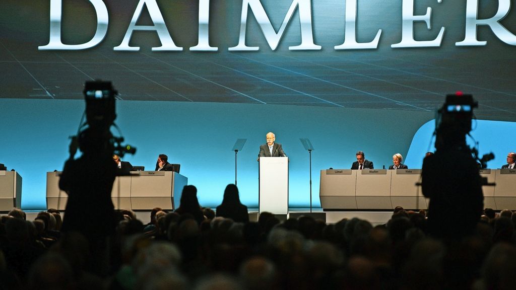 Daimler-Hauptversammlung: Viel Lob für Zetsche – Skepsis wegen Risiken