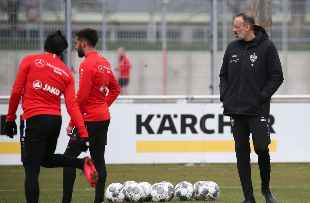Nun steht das Spitzenspiel gegen Arminia Bielefeld an – in der Trainingswoche bereitete Pellegrino Matarazzo seine Mannschaft darauf vor. Er spüre „Vorfreude“, versicherte er.