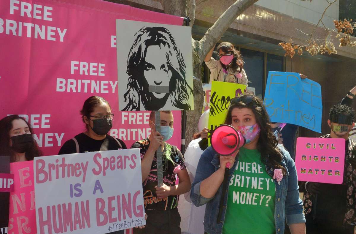 Die „Free Britney“-Bewegung ihrer Fans kämpft gegen die Vormundschaft, unter der Britney Spears steht.