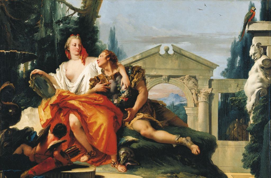 Liebend Das Liebespaar vereint: „Rinaldo und Armida im Zaubergarten“ (1752)