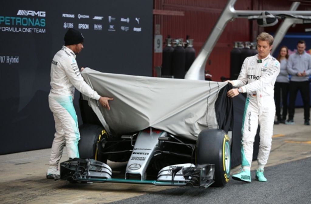 Lewis Hamilton (links) und Nico Rosberg