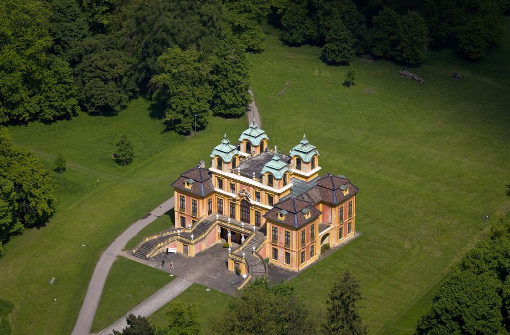 Das ehemalige Jagdschloss Favorite kann auch von Wanderern besichtigt werden.
