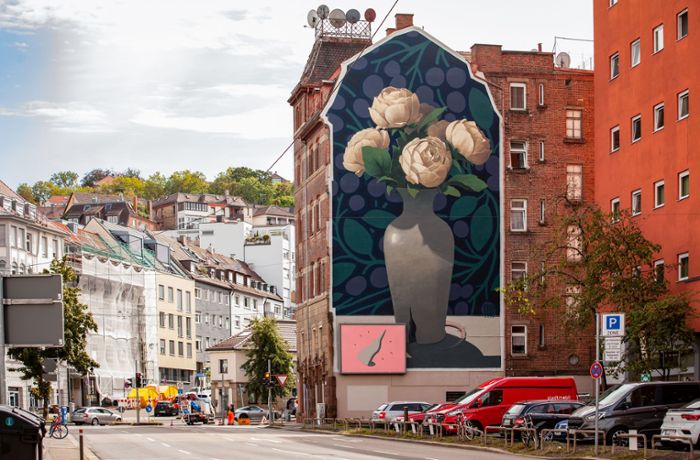 Urban Art  in Stuttgart: Fünf Kunstwerke an Häuserfassaden sind fertig