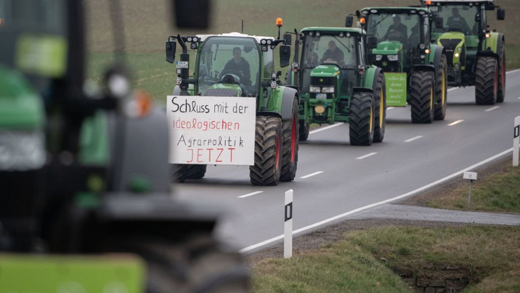 Erneuter Protest im Südwesten: Minister Hauk nimmt Landwirte in Schutz