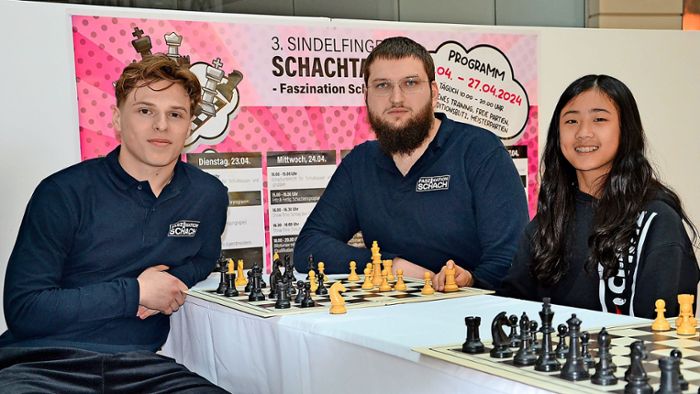 „Faszination Schach“ in Sindelfingen: Schachmatt und Spaß  im Einkaufszentrum