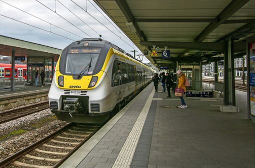 Der Metropolexpress nach Tübingen ist nur zu 80 Prozent pünktlich – selbst wenn eine  Verspätungstoleranz bis zu sechs Minuten berücksichtigt wird. Foto: Roberto Bulgrin