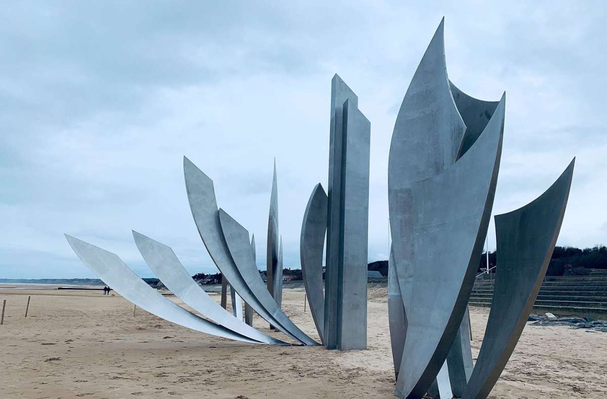 Das Omaha Beach Memorial Saint Laurent sur Mer Calvados