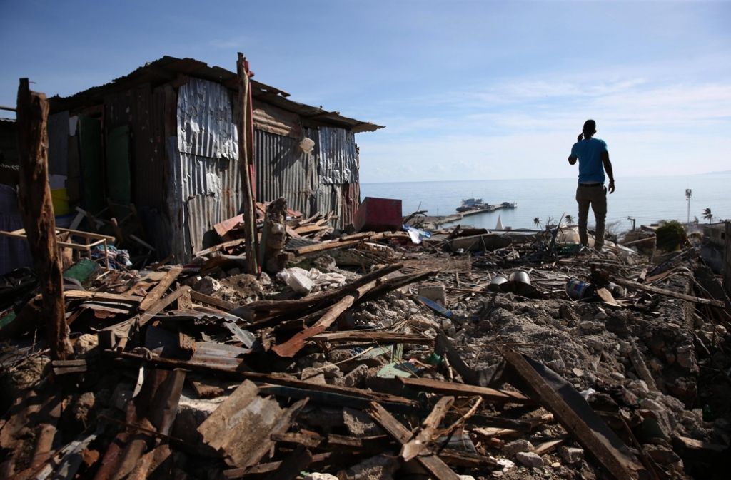 Der Hurrikan „Matthew“ hat auf Haiti gewütet.
