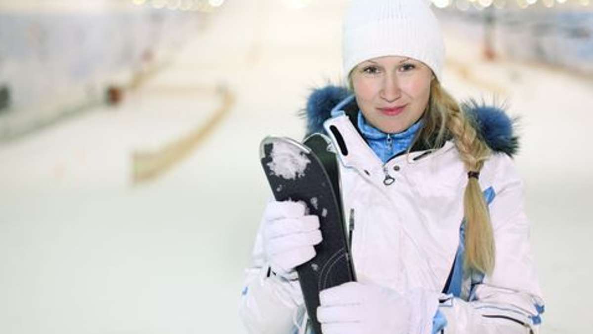 Warm einpacken, denn auch in den Skihallen Deutschlands herrschen winterliche Bedingungen.