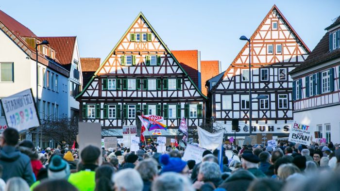 Kundgebungen in Baden-Württemberg: Hier wird am Wochenende gegen Rechtsextremismus demonstriert