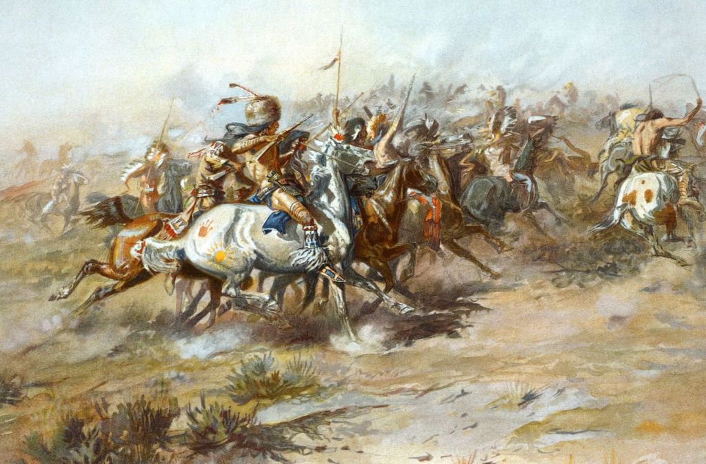„Lords of the Plains“: Im 19. Jahrhundert standen die Plains-Indianer im Ruf, die beste leichte Kavallerie der Welt zu sein. Gegen die Übermacht der weißen Soldaten und Siedler mit ihren modernen Waffen halfen letztendlich aber auch Todesmut und artistische Reitkünste nichts.