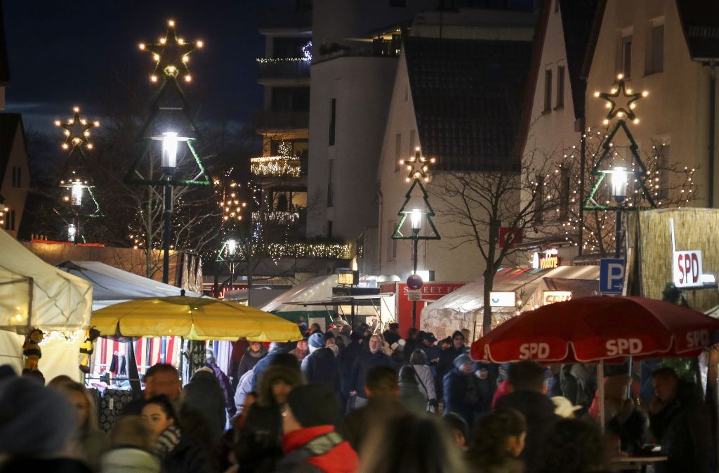 Der Weihnachtsmarkt in Ditzingen. Geht’s noch gemütlicher?