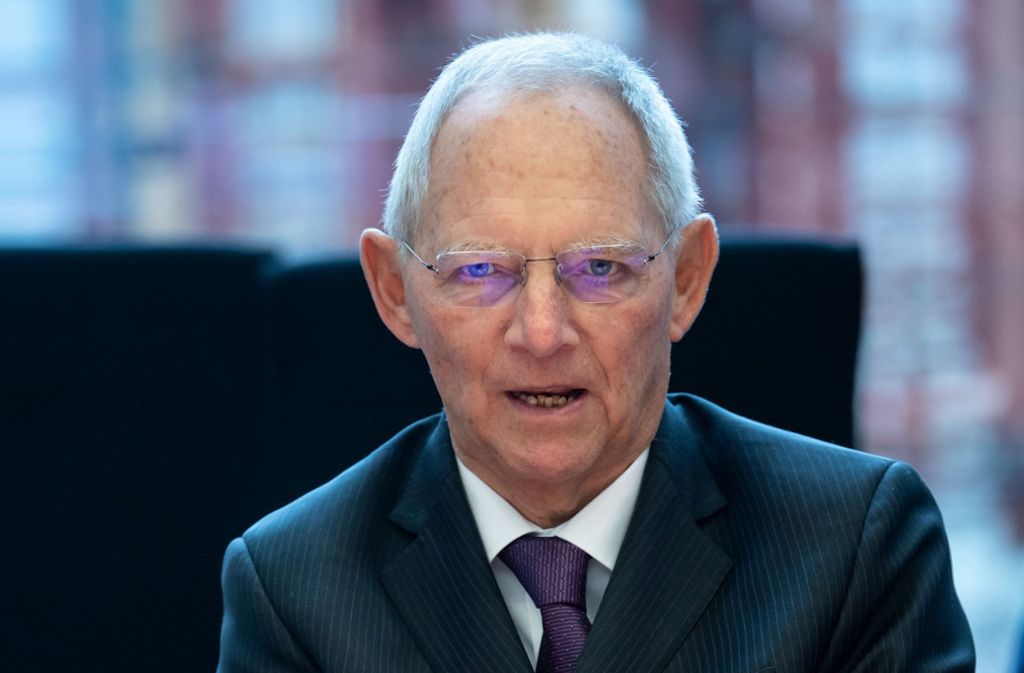 Bundestagspräsident Wolfgang Schäuble äußert sich zur Corona-Krise. Foto: dpa/Bernd von Jutrczenka