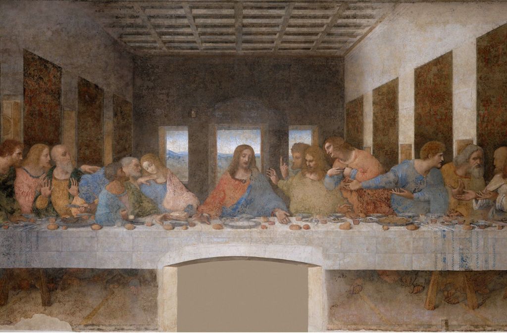 Das in den Jahren 1494 bis 1497 entstandene Abendmahl im Dominikanerklosters Santa Maria delle Grazie in Mailand ist ist ein Höhepunkt im Schaffen Leonardos. Weitere Werke finden Sie in unserer Bilderstrecke.