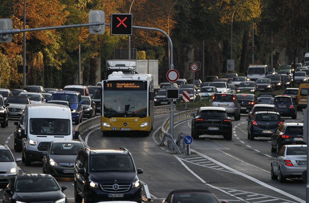 So wie Stuttgart könnte auch Ludwigsburg bald Schnellbusse bekommen –  bis 2030 dann eine Stadtbahn fährt. Foto: Lichtgut/Leif Piechowski