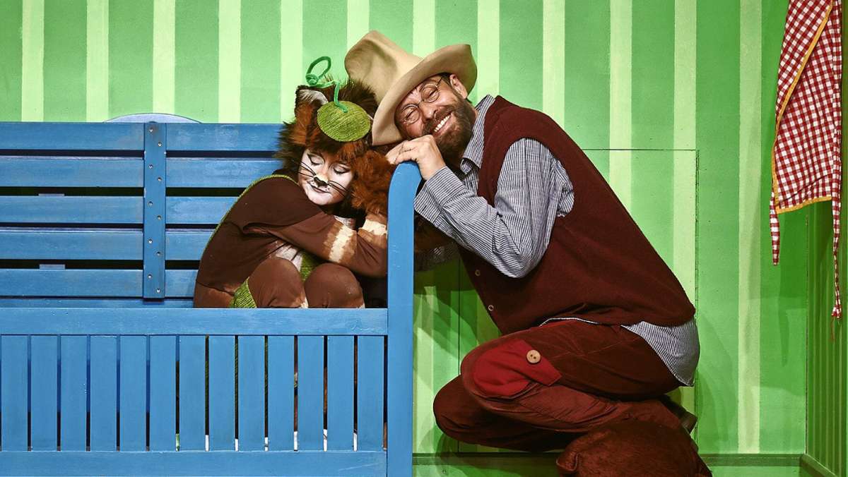 Familientheater „Pettersson und Findus“: Tierisch was los in der Stuttgarter Komödie
