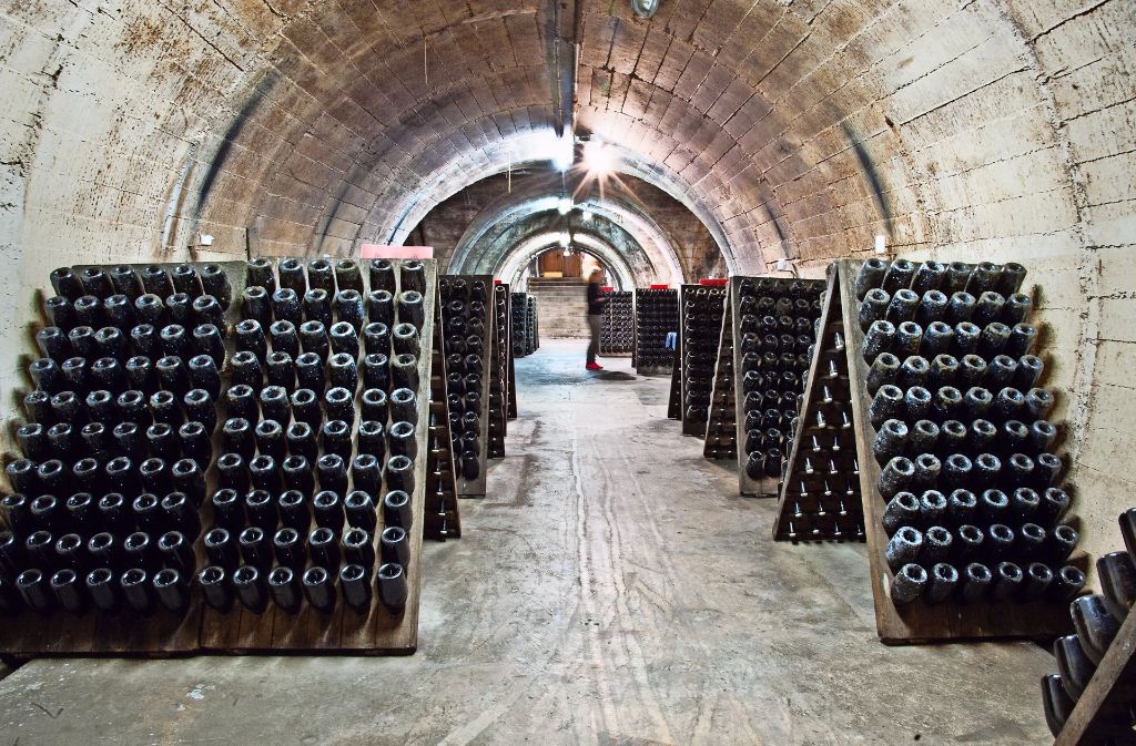 Heute wird der Raum von der Weinmanufaktur Untertürkheim genutzt, unter anderem, um Sekt zu produzieren.