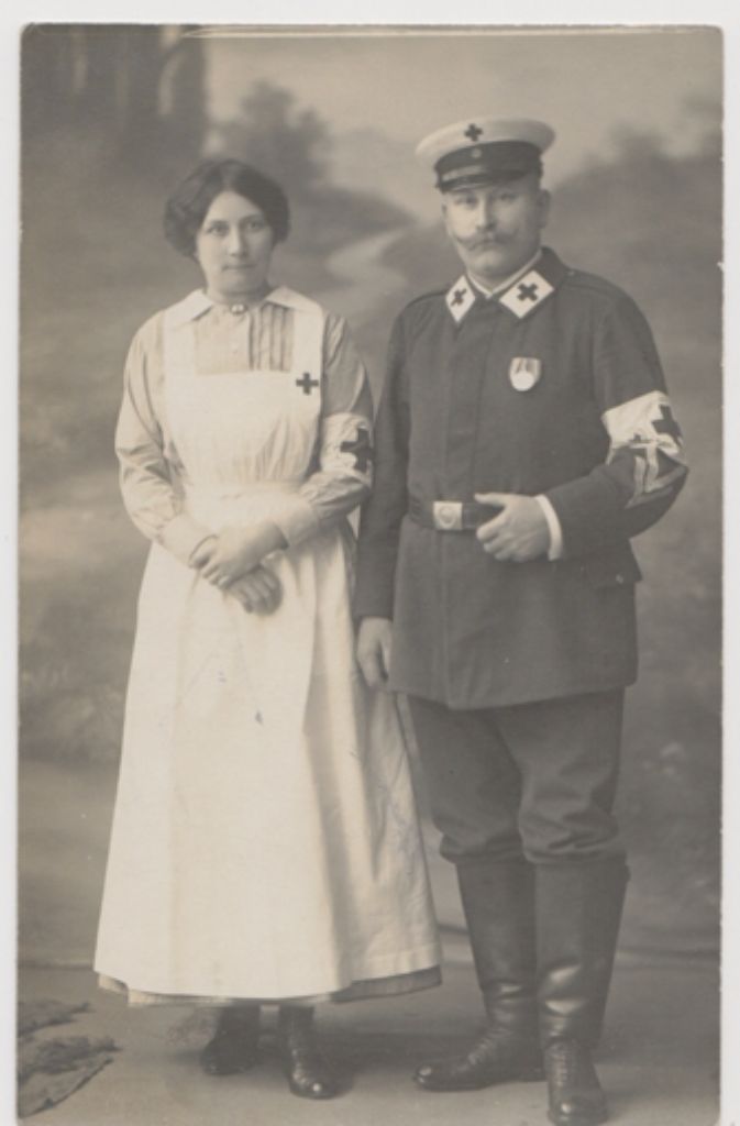 Cannstatter im Einsatz für das Rote Kreuz (1915).