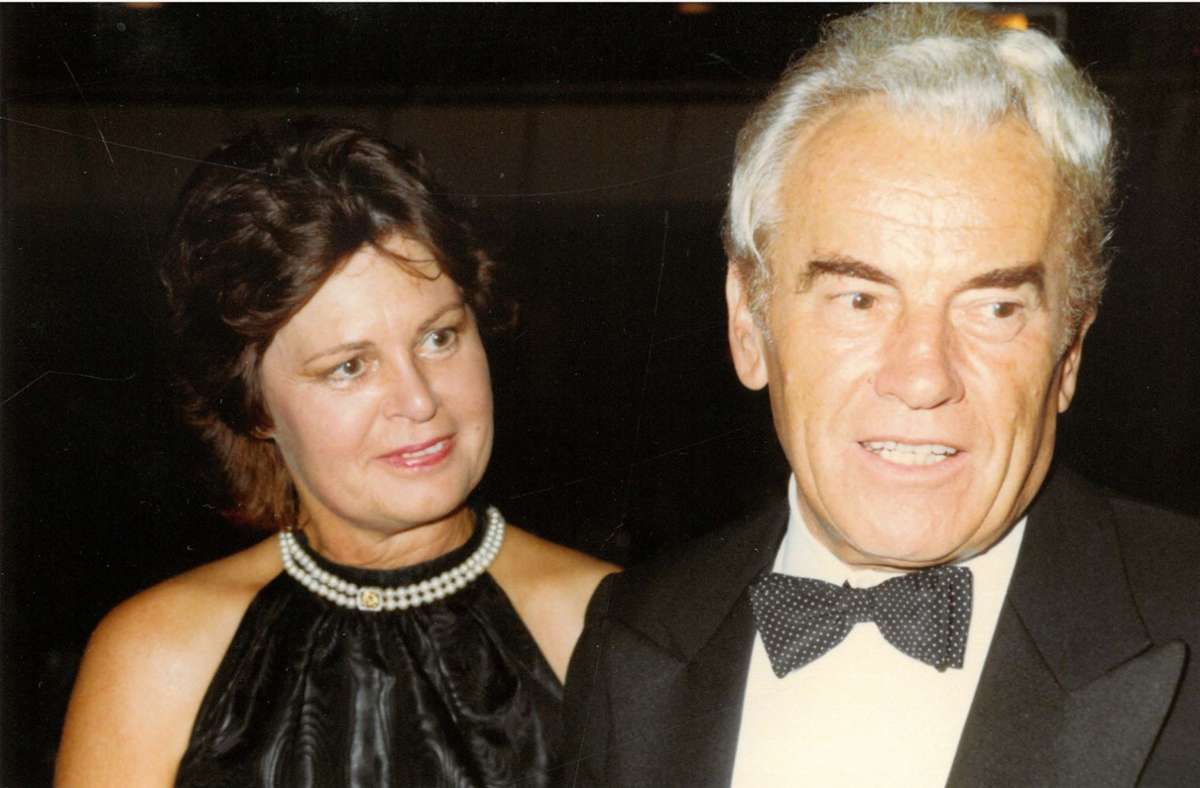 Bis 1983 war Wilhelm Eberhard Bürgermeister in Gerlingen – 28 Jahre lang. Seine Frau Elli war stets an seiner Seite.