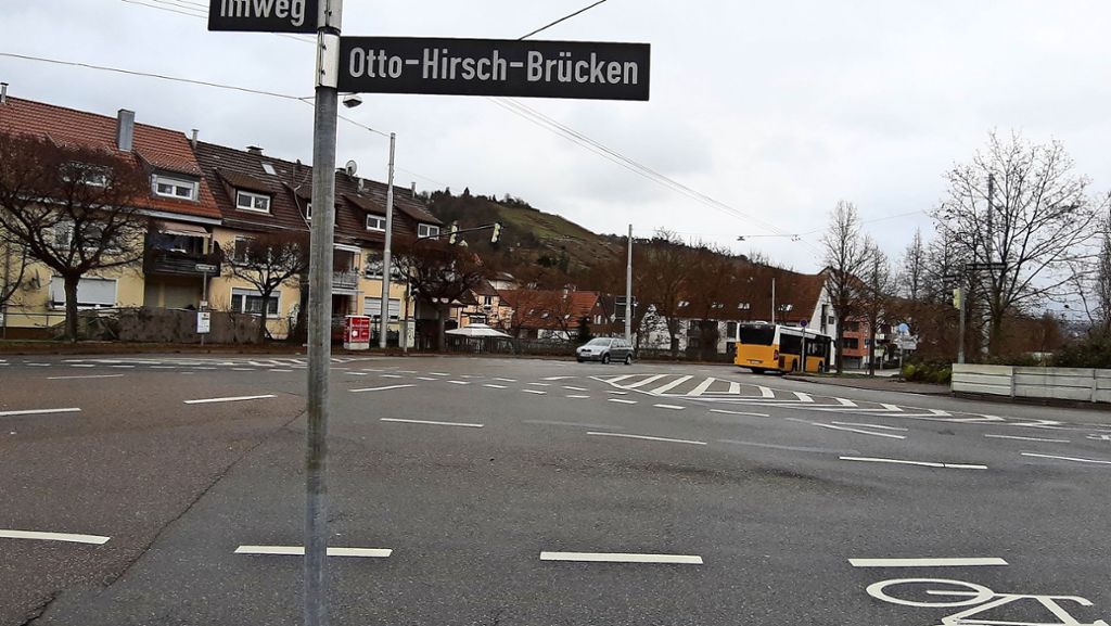 Stuttgart-Obertürkheim: Kreisverkehr wird Realität