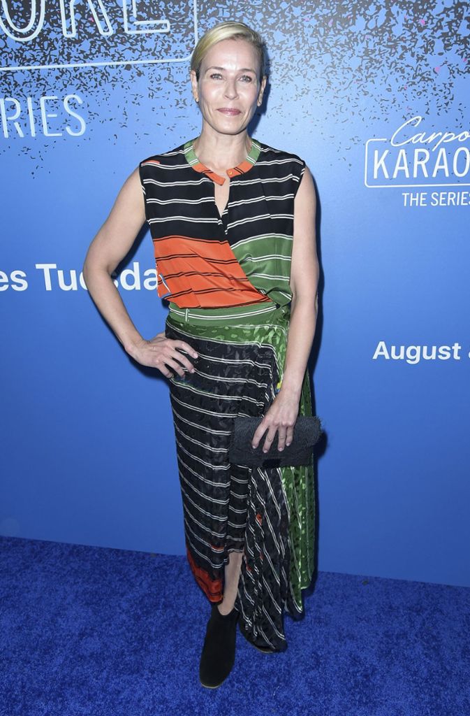 Die amerikanische Komikerin, Schauspielerin, Autorin und Produzentin, Chelsea Handler, kam ebenfalls zur Party.