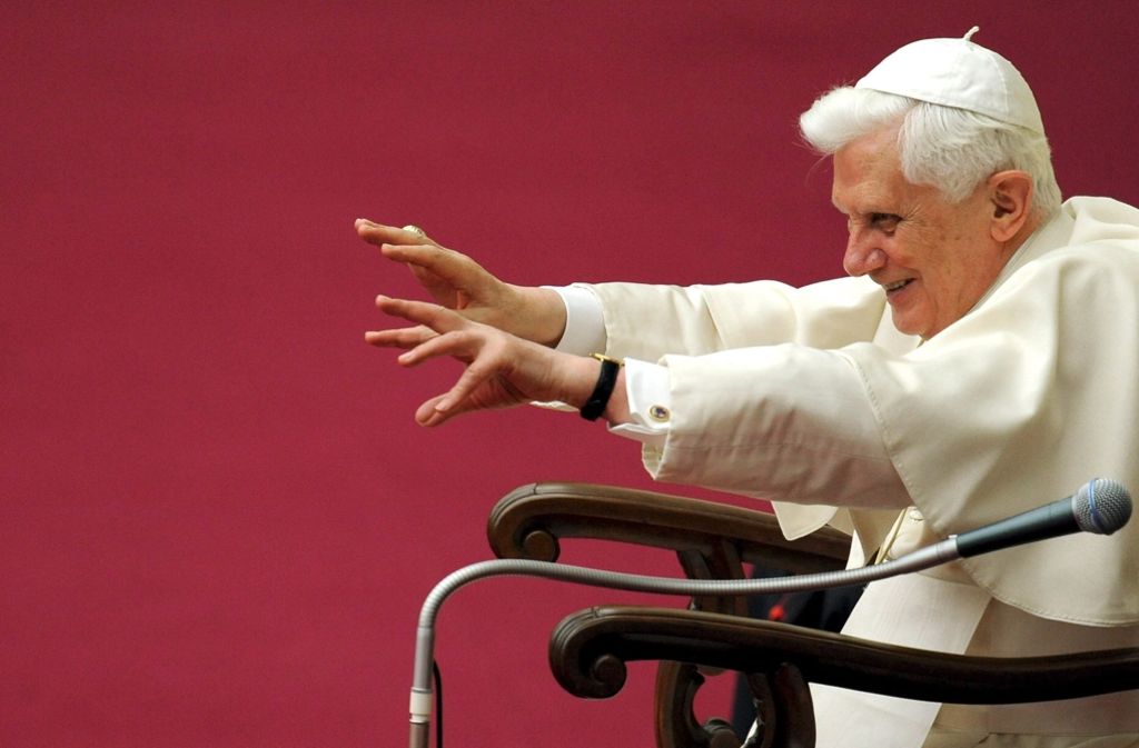 Menschenfischer: Benedikt bei einer Generalaudienz am 11. Februar 2009 im Vatikan.