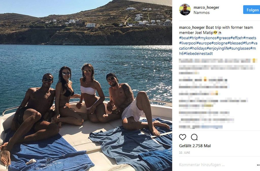 Die griechische Insel Mykonos erfreut sich ebenfalls großer Beliebtheit und landet auf Platz Sechs. Marco Höger veröffentlicht Bilder aus seinem Urlaub auf einem Boot auf seinem Instagram-Account. Julian Weigl und Pierre-Emerick-Aubameyang flogen ebenfalls nach Mykonos.