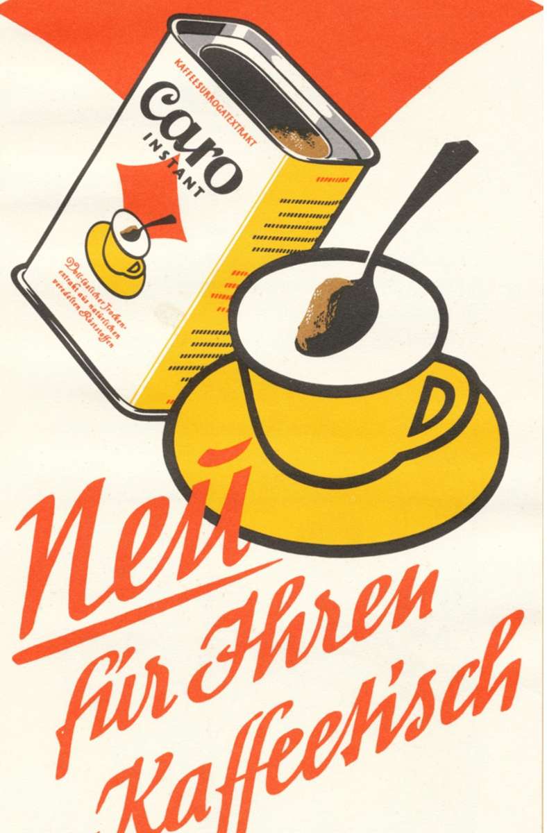 Caro-Kaffee – „neu für Ihren Kaffeetisch“ im Jahr 1957