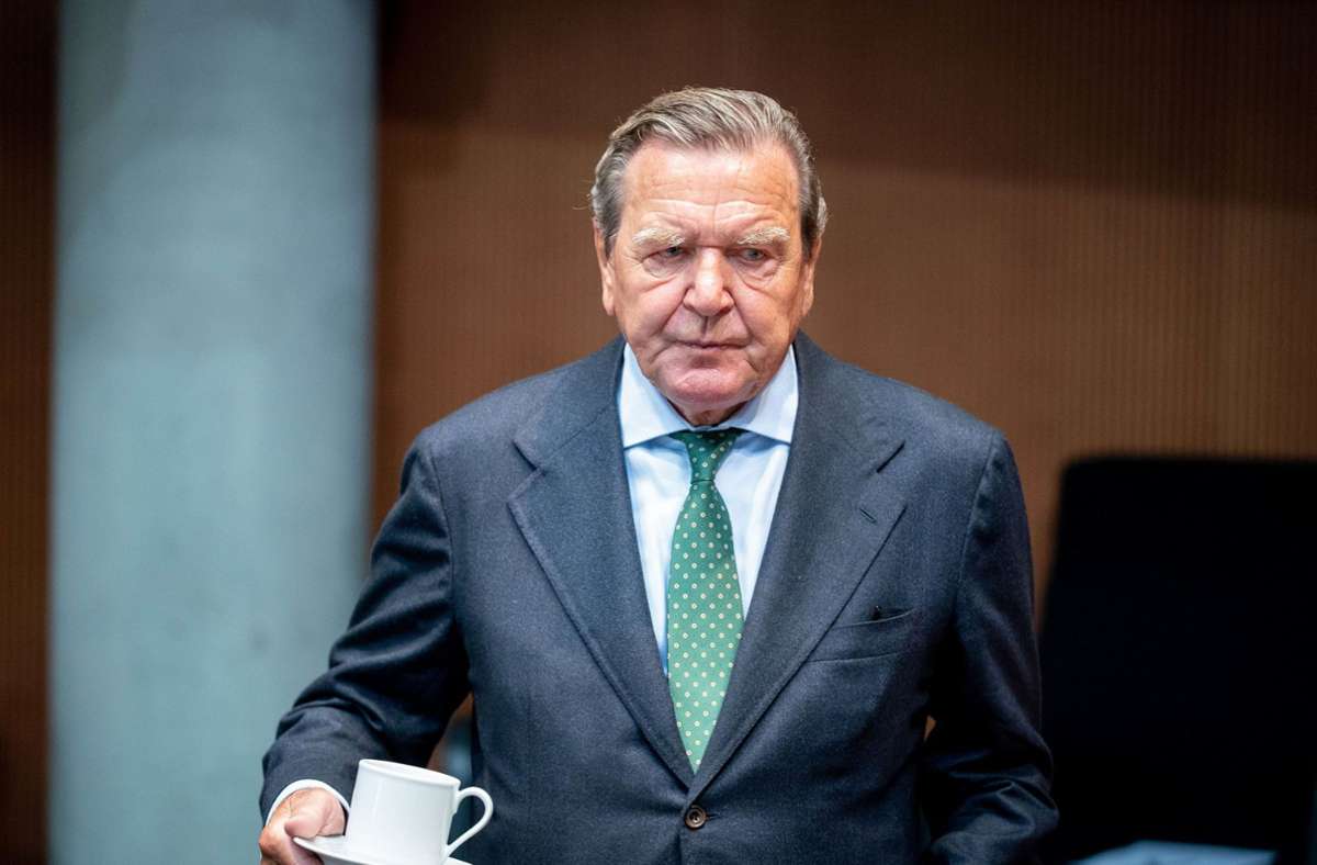 Gerhard Schröder (SPD), ehemaliger Bundeskanzler. Foto: dpa/Kay Nietfeld