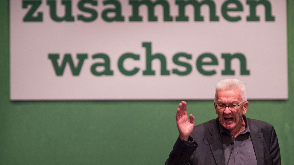 Parteitag der Grünen: Kretschmann ruft zum Kampf gegen Rechtspopulisten auf