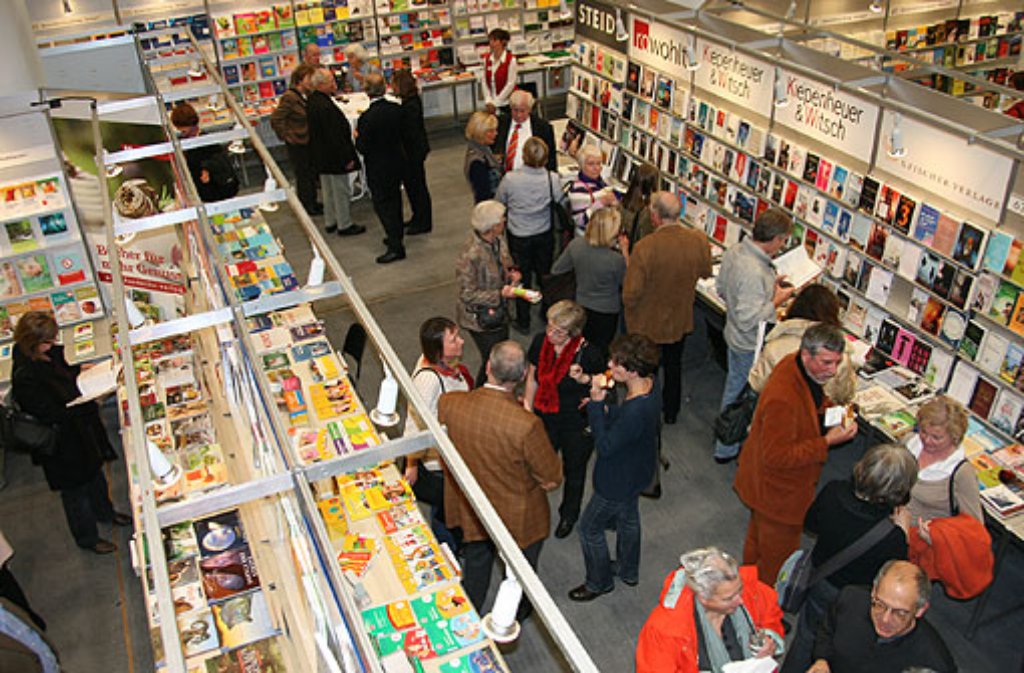 Blick von oben: 115.000 Menschen haben die Buchwochen im vergangenen Jahr besucht. 2011 sollen es nach dem Wunsch der Veranstalter noch mehr werden.