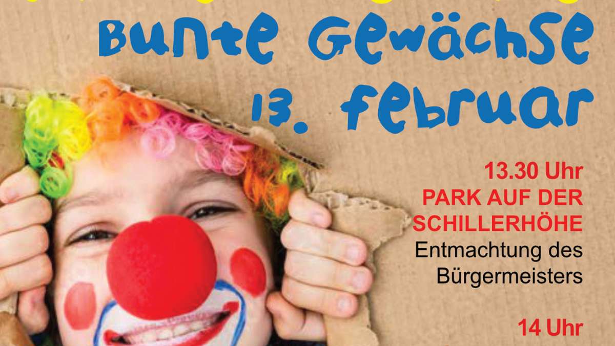 Marbach: „Bunte Gewächse“ – Kinderfasching in Marbach