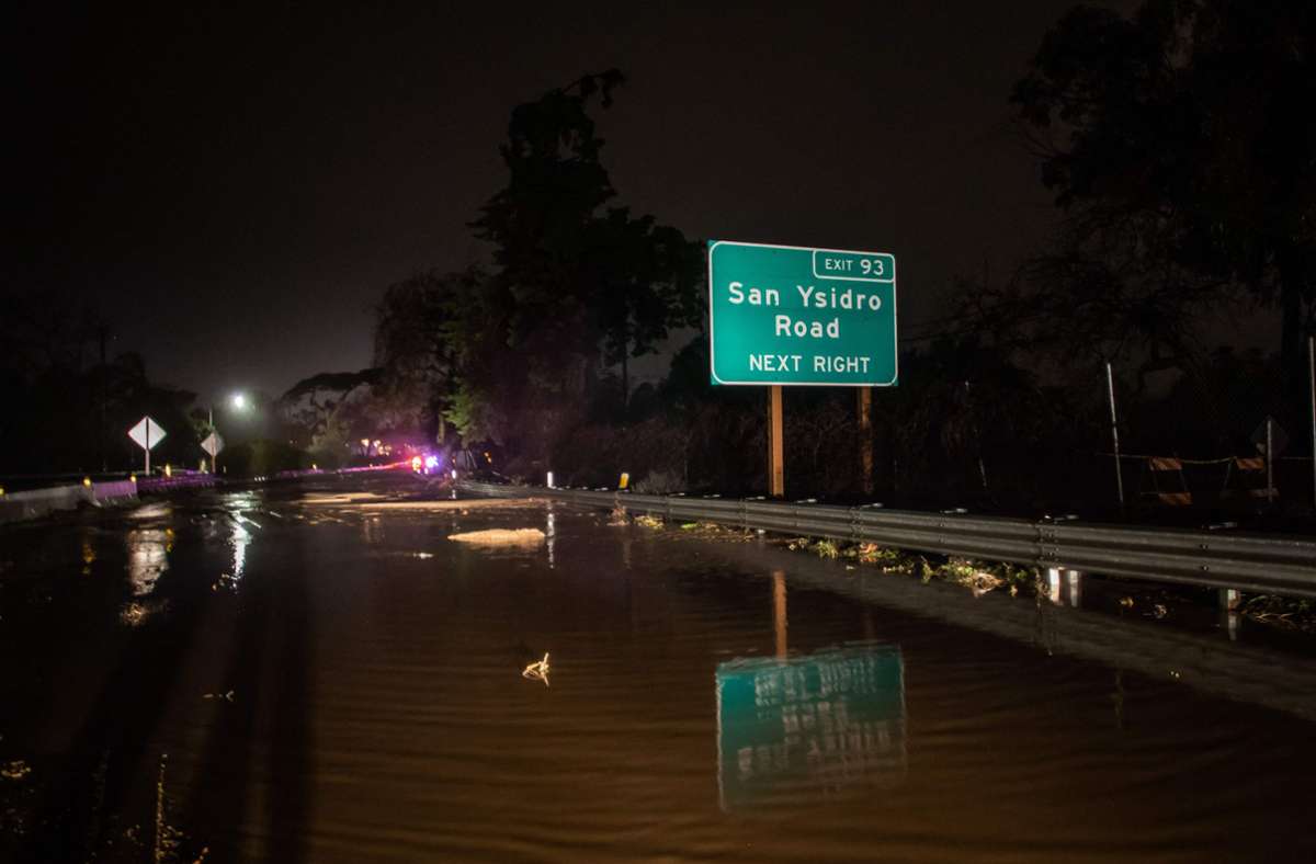 In Montecito wurden Gebiete evakuiert.