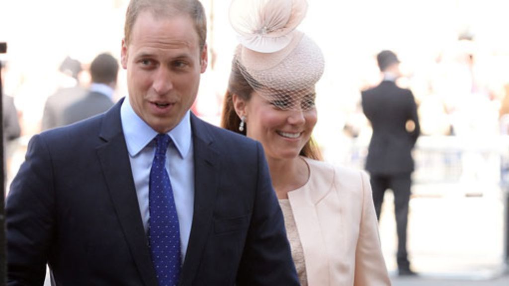 Herzogin Kate und Prinz William: Der Hype ums Royal Baby treibt skurrile Blüten