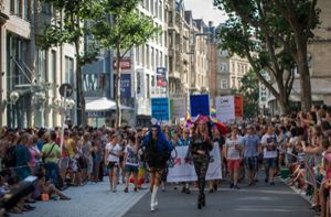 Der Christopher Street Day macht Stuttgart bunt