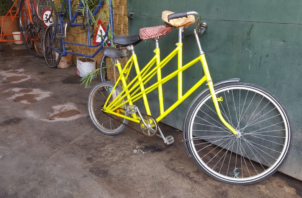Die Fahrradmechaniker bei Pikala mit einem kleinen Eigenprojekt...