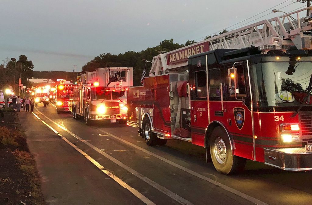 Rettungskräfte seien zu 70 Häusern in drei Kleinstädten im US-Bundesstaat Massachusetts gerufen worden, in denen es Brände, Explosionen oder zumindest Gasgeruch gegeben habe, teilte die Polizei mit.