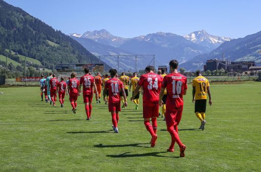 Der VfB Stuttgart verliert das Testspiel gegen die Young Boys Bern mit 1:3 und beendet damit das Trainingslager. Foto: Pressefoto Baumann