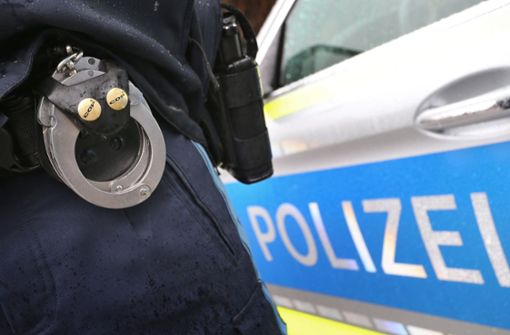 Polizeibeamte nahmen einen Verdächtigen fest. (Symbolbild) Foto: dpa/Karl-Josef Hildenbrand